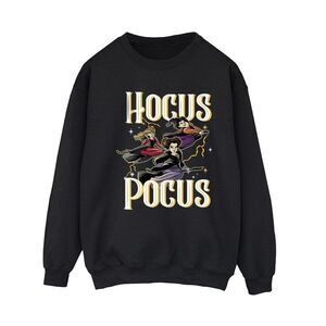 Hocus Pocus Womens/Ladies Flying Sweatshirt / Black